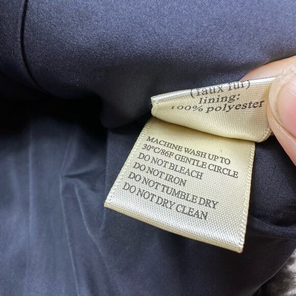 Dylan Gray Full Zip Quilted Sherpa Sleeveless Fleece Cozy Outerwear Vest Medium - Picture 15 of 15